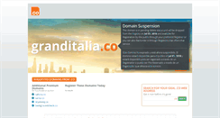 Desktop Screenshot of granditalia.co
