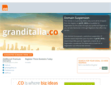 Tablet Screenshot of granditalia.co